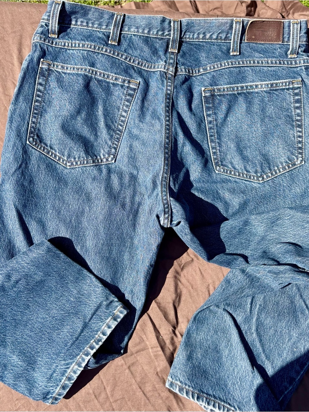 L.L. Bean Men's Indigo Blue Relaxed Jeans